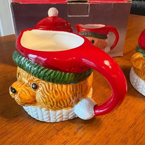 Vintage Ceramic Bear Sugar & Creamer, Excellent Condition - Picture 9 of 12